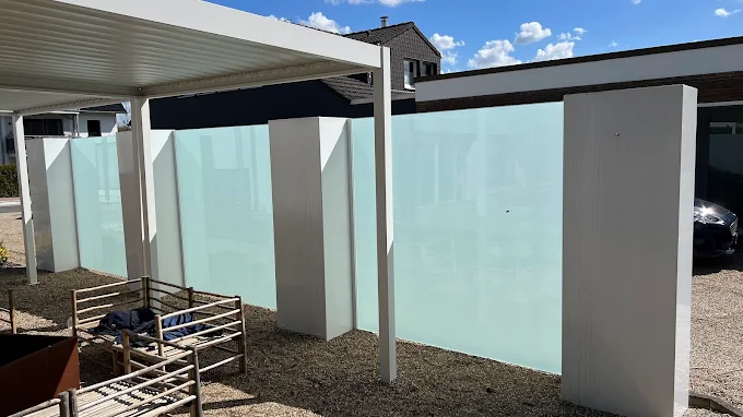 Glas Sichtschutz
