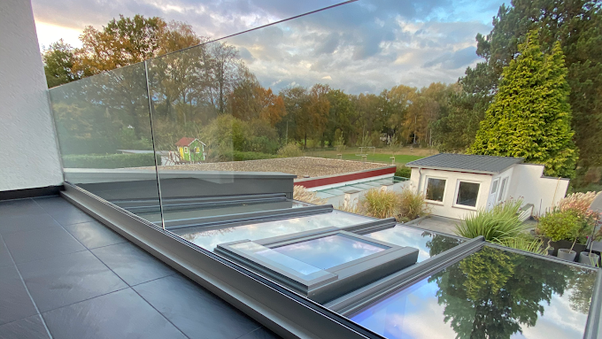 Glasgeländer Terrasse