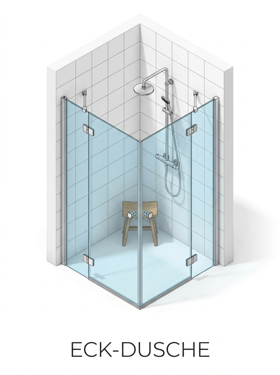 Eck-Dusche